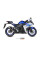 Глушник мотоцикловий Slip-On (GP) MIVV для Yamaha YZF 250 R25 / YZF-R3 (15-) чорний