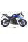 Повний вихлопний комплект (MK3) MIVV для Yamaha YZF-R25 (15-) / YZF-R3 (15-) / MT-03 (16-) carbon