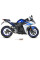 Повний вихлопний комплект (MK3) MIVV для Yamaha YZF-R25 (15-) / YZF-R3 (15-) / MT-03 (16-) срібний