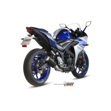 Повний вихлопний колектор (MK3) MIVV для Yamaha YZF-R25 (15-) / YZF-R3 (15-) / MT-03 (16-) чорний