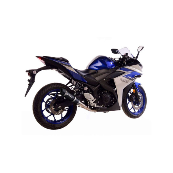 Повний вихлопний комплект LeoVince GP Corsa Evo Carbon для Yamaha YZF-R3 15-20, YZF-R25 14-20, MT-25 15-20, MT-03 16-21
