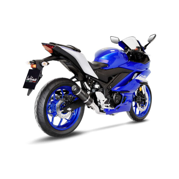 Повний вихлопний комплект LeoVince GP Corsa Evo Carbon для Yamaha YZF-R3 15-20, YZF-R25 14-20, MT-25 15-20, MT-03 16-21