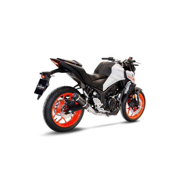 Повний вихлопний комплект LeoVince GP Corsa Evo Carbon для Yamaha YZF-R3 15-20, YZF-R25 14-20, MT-25 15-20, MT-03 16-21