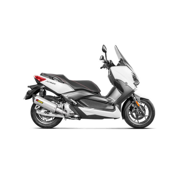 Глушник мотоцикловий Slip-On Line Нержавіюча сталь + Вуглецеве волокно Akrapović Yamaha X-MAX 125 (17-20)