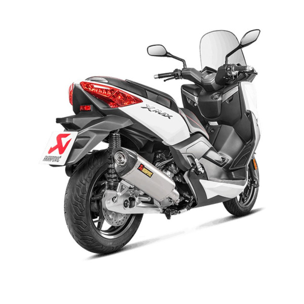 Глушник мотоцикловий Slip-On Line Нержавіюча сталь + Вуглецеве волокно Akrapović Yamaha X-MAX 125 (17-20)