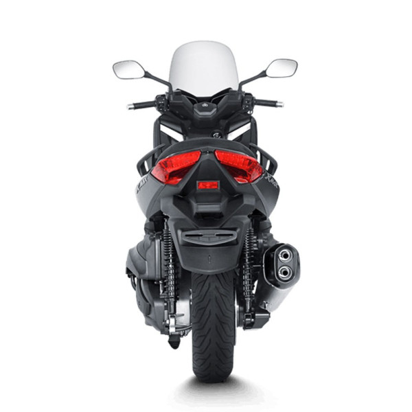 Глушник мотоцикловий Akrapović для Yamaha X-Max 400 13-16, Majesty 400 07-15 Slip on, Нержавіюча сталь + Вуглецеве волокно