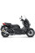 Глушник мотоцикловий Akrapović для Yamaha X-Max 400 13-16, Majesty 400 07-15 Slip on, Нержавіюча сталь + Вуглецеве волокно