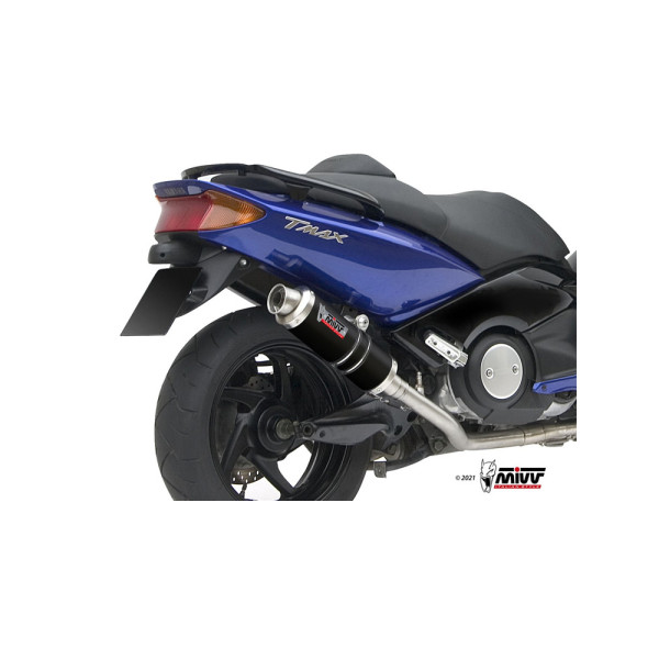Повний вихлопний система (GP) MIVV для Yamaha T-Max 500 (01-07) чорний