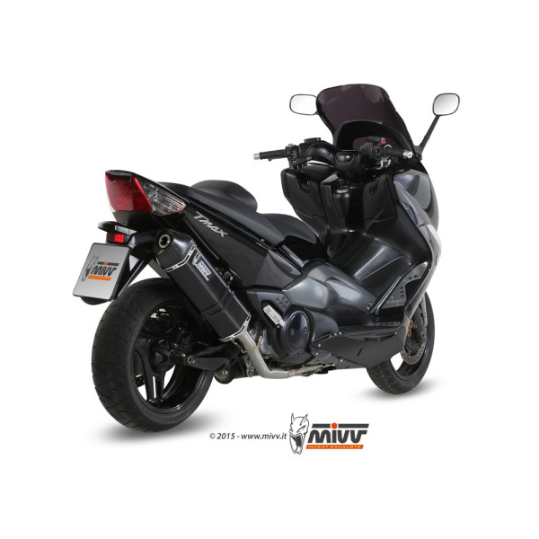 Повний вихлопний тракт (Speed Edge) MIVV для Yamaha T-Max 500 (08-11) чорний