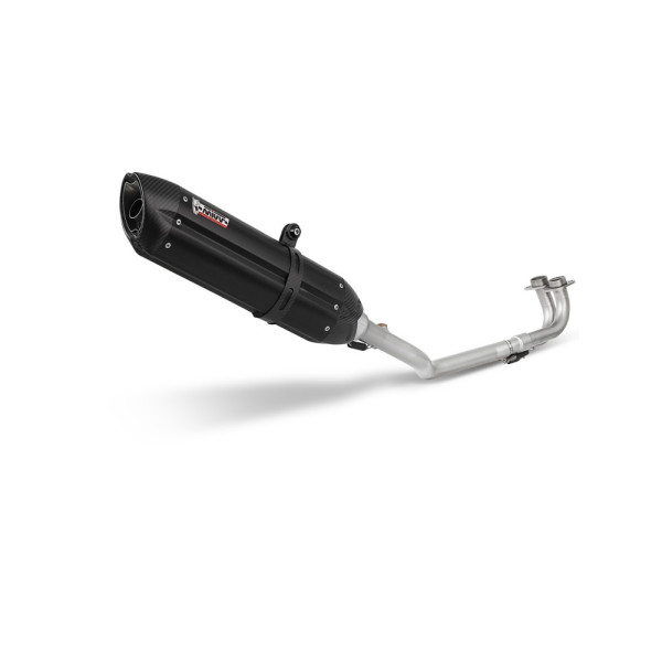Повний вихлопний система (Suono) MIVV для Yamaha T-Max 500 (01-07) чорний