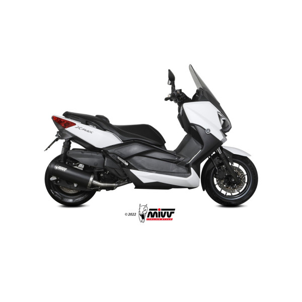 Глушник мотоцикловий Slip-On (Mover) MIVV для Yamaha X-Max 400 (13-16) чорний