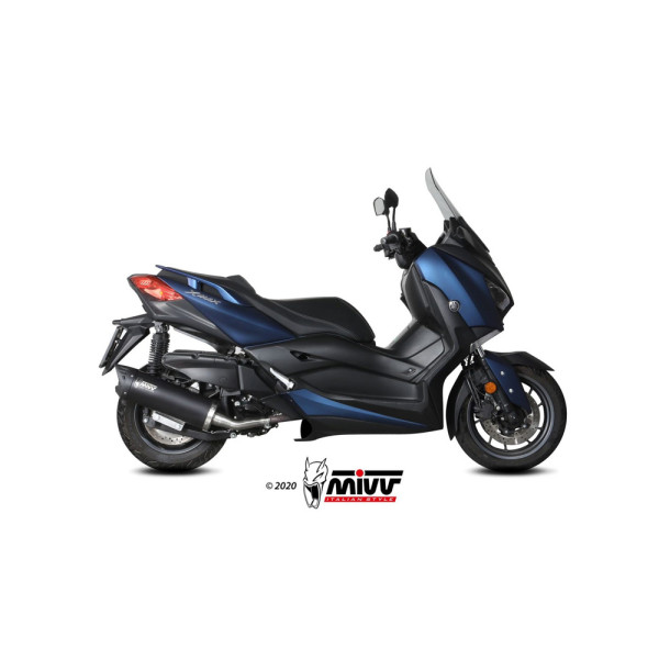Вихлопна система Slip-On (Mover) MIVV для Yamaha X-Max 400 (17-20) чорна