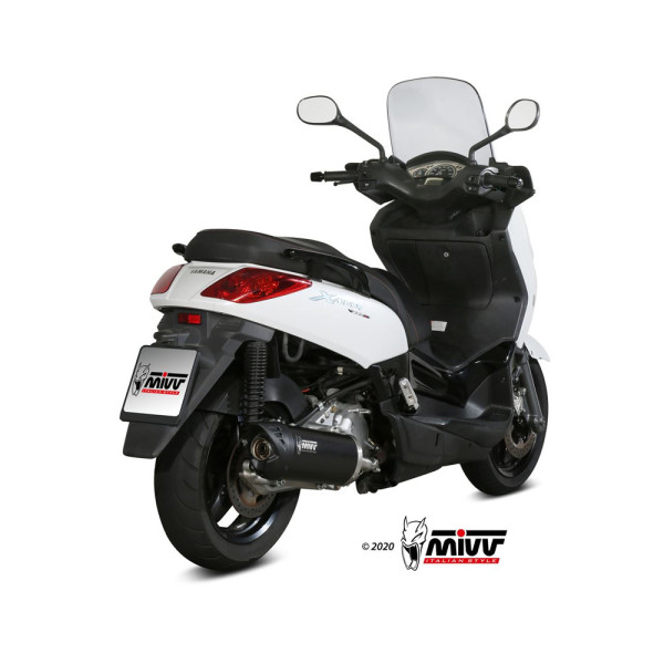Вихлопна система Slip-On (Mover) MIVV для Yamaha X-Max 250 (06-16) чорна