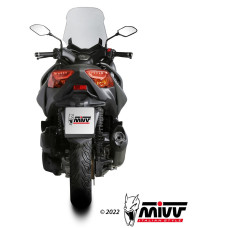 Глушник мотоцикловий Slip-On (Mover) MIVV для Yamaha X-Max 125 (21-22) чорний
