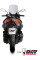 Глушник мотоцикловий Slip-On (Mover) MIVV для Yamaha X-Max 125 (21-22) чорний