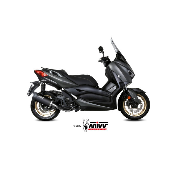 Глушник мотоцикловий Slip-On (Mover) MIVV для Yamaha X-Max 125 (21-22) чорний