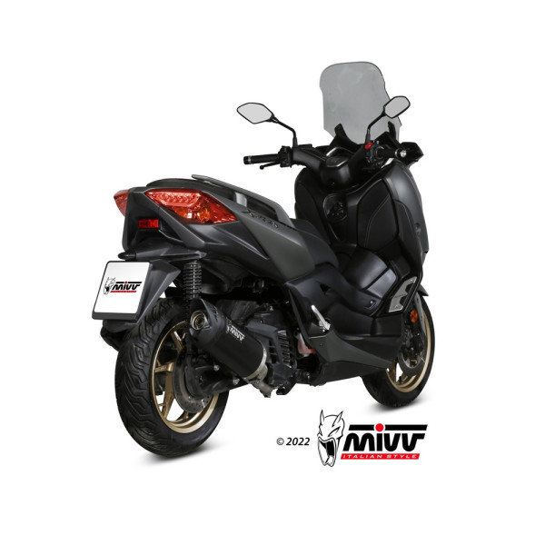 Глушник мотоцикловий Slip-On (Mover) MIVV для Yamaha X-Max 125 (21-22) чорний