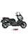 Глушник мотоцикловий Slip-On (Mover) MIVV для Yamaha X-Max 125 (17-20) чорний