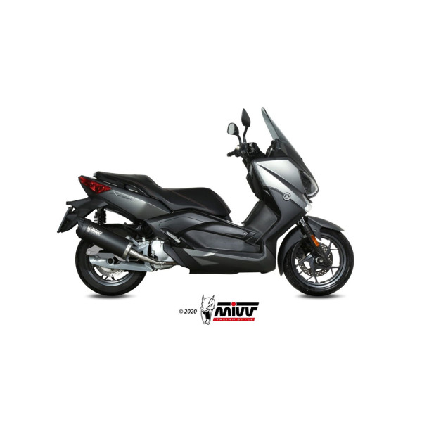 Глушник мотоцикловий Slip-On (Mover) MIVV для Yamaha X-Max 125 (17-20) чорний