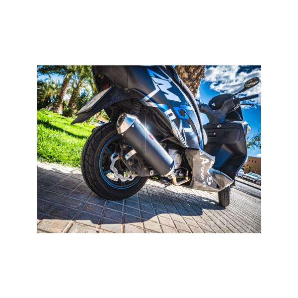 Повний вихлопний систем G.P.R Evo4 Road Нержавіюча сталь - Yamaha Yp 400 Majesty 07-08