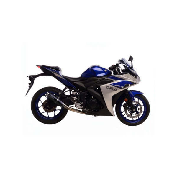 Повний вихлопний системи LeoVince GP Corsa Carbon для Yamaha YZF-R3 15-20, MT-03 16-20, MT-25 15-18, YZF-R25 14-18
