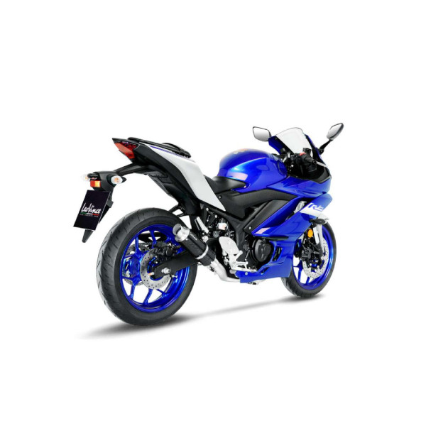 Повний вихлопний системи LeoVince GP Corsa Carbon для Yamaha YZF-R3 15-20, MT-03 16-20, MT-25 15-18, YZF-R25 14-18