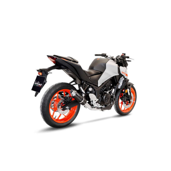 Повний вихлопний системи LeoVince GP Corsa Carbon для Yamaha YZF-R3 15-20, MT-03 16-20, MT-25 15-18, YZF-R25 14-18