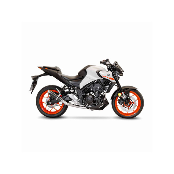 Повний вихлопний системи LeoVince GP Corsa Carbon для Yamaha YZF-R3 15-20, MT-03 16-20, MT-25 15-18, YZF-R25 14-18
