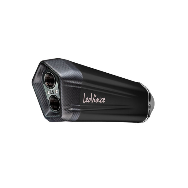 Повний вихлопний комплект з каталізатором LeoVince LV-12 Black Edition Header Pipe Slip-On, Нержавіюча сталь для Yamaha T-Max 560/Tech Max (20-)