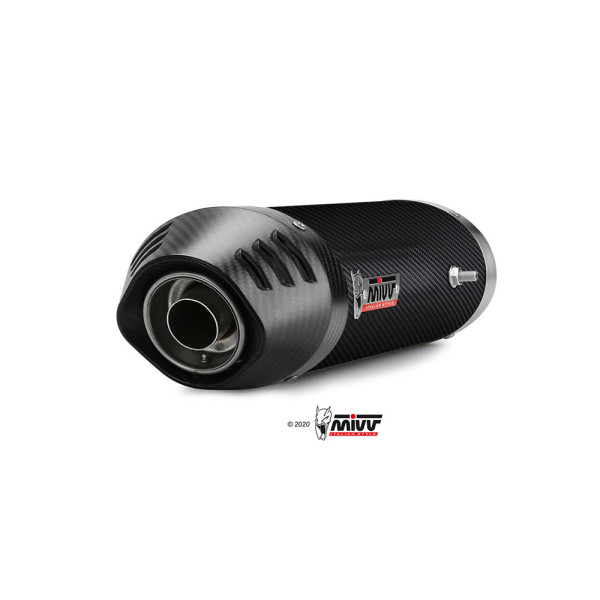 Глушники мотоциклов Slip-On Line (Oval) MIVV для Yamaha FZ6 / Fazer (04-11) carbon