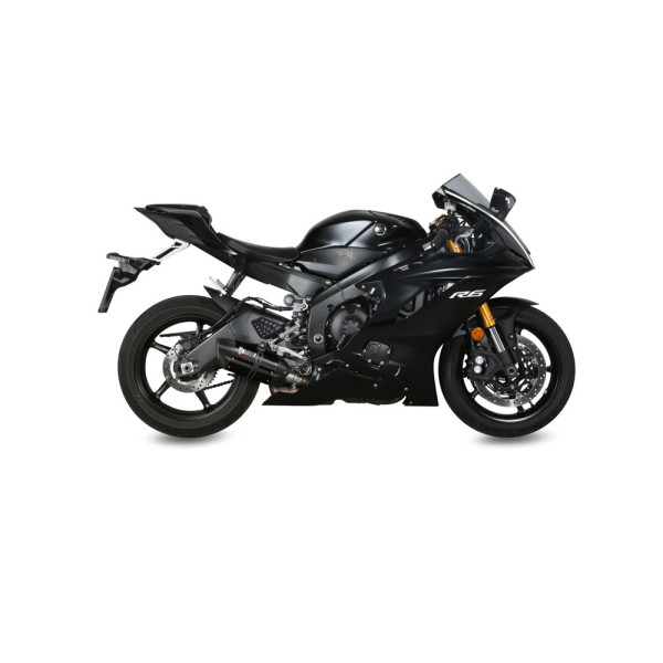 Глушник мотоцикловий Slip-On Line (Suono) MIVV для Yamaha YZF-R6 (17-) чорний