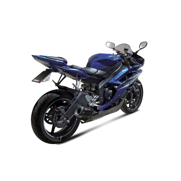 Глушник мотоцикловий Slip-On Line (Suono) MIVV для Yamaha YZF-R6 (06-16) чорний