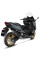 Повний вихлопний тракт LeoVince LV-12 Black Edition Slip-On, Нержавіюча сталь для Yamaha T-Max 560/Tech Max 20-