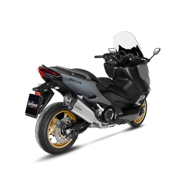 Повний вихлопний система LeoVince LV-12 Slip-On, Нержавіюча сталь для Yamaha T-Max 560/Tech Max 20-