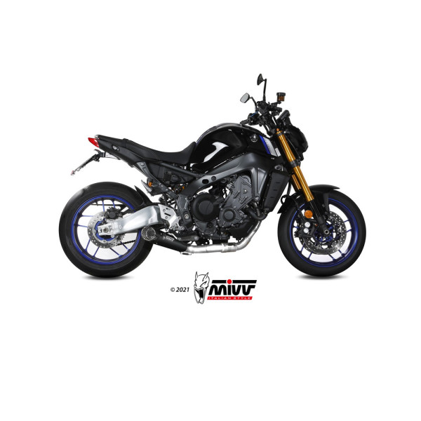 Повний вихлопний системи (X-M5) MIVV для Yamaha MT-09 / FZ-09 (21-) чорний