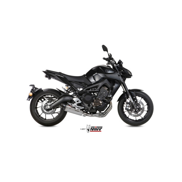 Повний вихлопний колектор (Suono) MIVV для Yamaha MT-09 (13-20) срібний