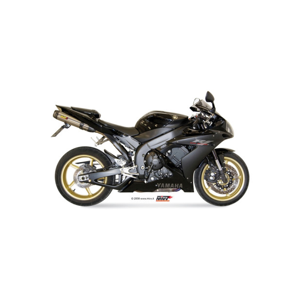 Вихлопні системи Slip-On Line (Suono) MIVV для Yamaha YZF R1 1000 (04-06) срібний