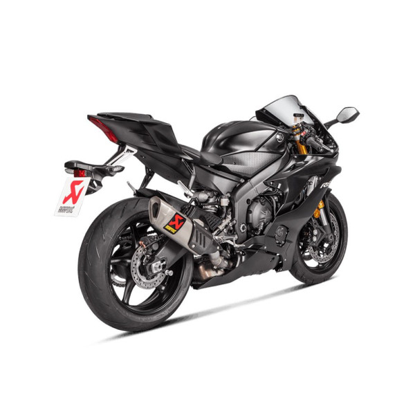 Глушник мотоцикловий Slip-On Line Титан Akrapović до Yamaha YZF-R6 17-