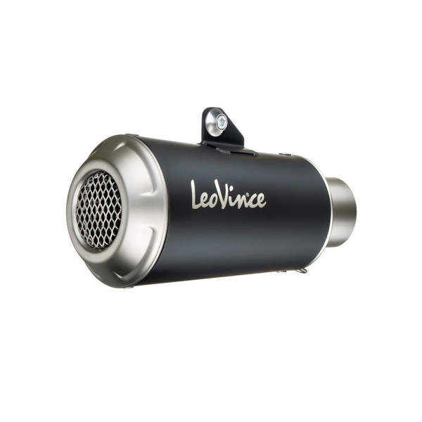 Повний вихлопний система LeoVince LV-10 Black Edition для Yamahy MT-07/ YZF-R7/ XSR 700 (21-) чорний нержавіюча сталь