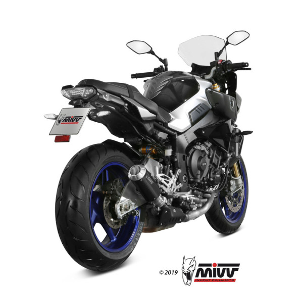 Глушник мотоцикловий Slip-On Line (MK3) MIVV для Yamaha MT-10 (16-22) карбон