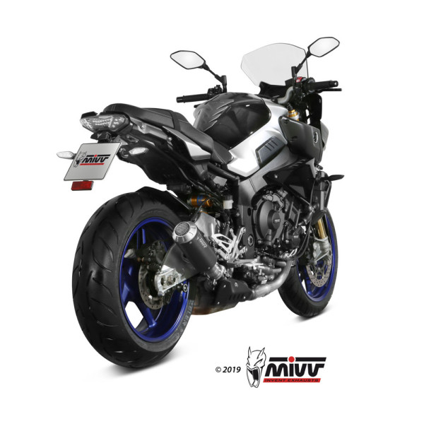 Глушник мотоцикловий Slip-On Line (MK3) MIVV для Yamaha MT-10 (16-22) чорний