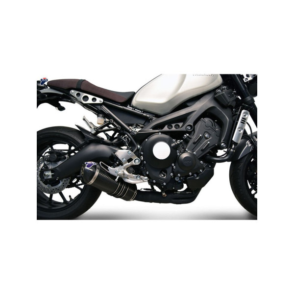 Вихлопна система 3x1 Termignoni Slip-On Total Black Edition для Yamaha MT09 (14-20), Yamaha XSR 900 (16-20)