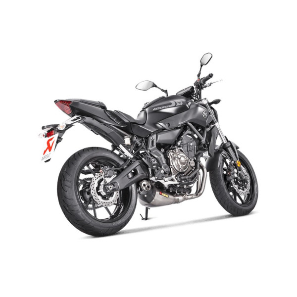 Повний вихлопний системи Racing Line Титан + Вуглець Akrapović для Yamaha MT-07 / FZ-07 14-20 / Tracer 700 / GT 16-19 / XSR 700 / XTribute 16-20