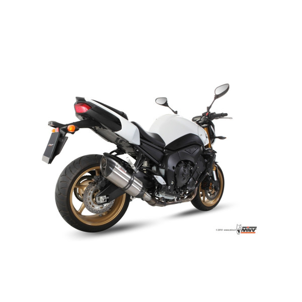 Глушник мотоцикловий Slip-On Line (Suono) MIVV для Yamaha FZ8 / Fazer (10-16) срібний