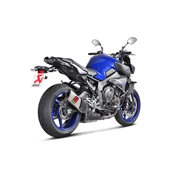 Глушник мотоцикловий Slip-On Line Титан Akrapović для Yamaha MT-10 / FZ-09 16-21