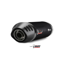 Вихлопні системи Slip-On Line (Oval) MIVV для Yamaha YZF R1 1000 (07-08) карбон