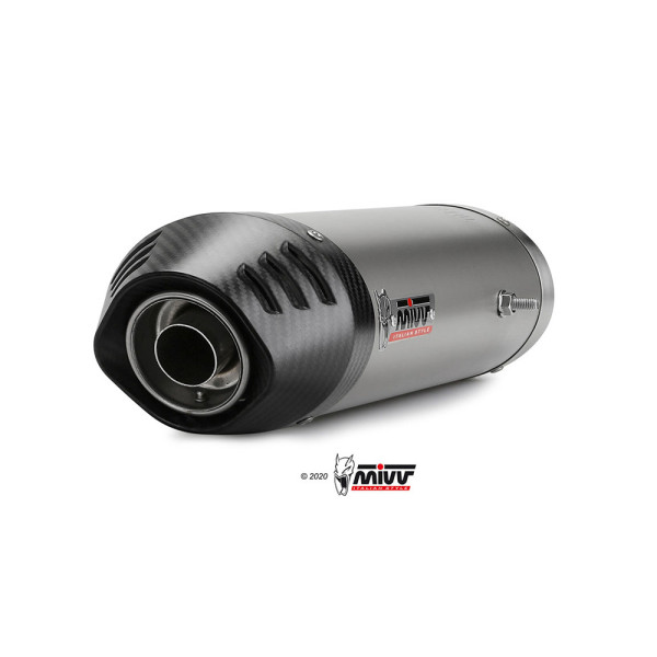 Вихлопні системи Slip-On Line (Oval) MIVV для Yamaha YZF R1 1000 (07-08) титанові