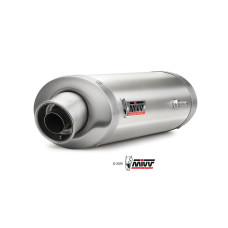 Вихлопні системи Slip-On Line (Oval) MIVV для Yamaha YZF R1 1000 (04-06) сріблясті