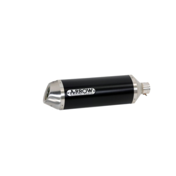Глушник Arrow Yamaha YZF 600 R6 06-16 Thunder, Aluminium Dark + Нержавіюча сталь