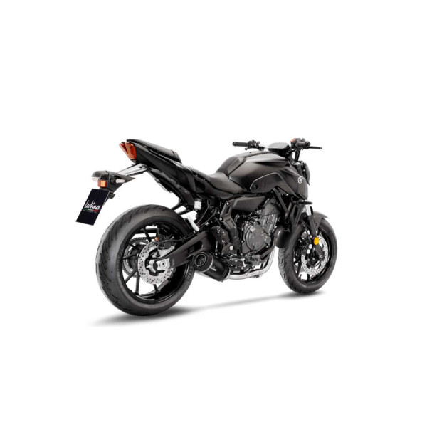 Повний вихлопний комплект LeoVince LV One Evo Вуглецевий, без гомологації для Yamaha MT-07 21-, YZF-R7 21-, XSR 700 21-